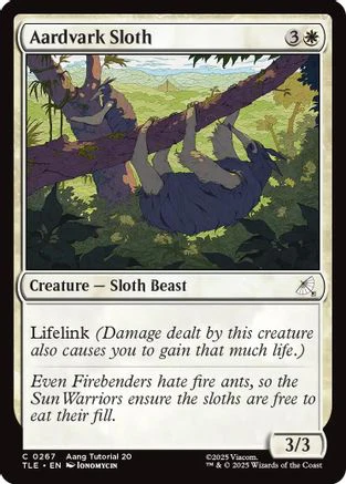 Aardvark Sloth (0267) (TLE-267) - Avatar: The Last Airbender: Eternal-Legal