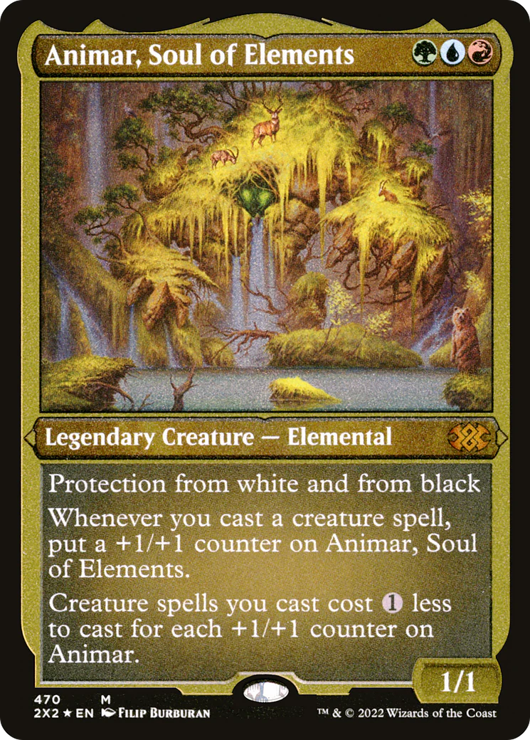 Animar, Soul of Elements (Foil Etched) (2X2-470) - Double Masters 2022 Foil