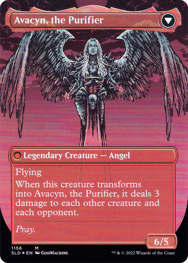 Archangel Avacyn // Avacyn, the Purifier (SLD-1156) - Secret Lair Drop (Borderless) Foil - Image 2