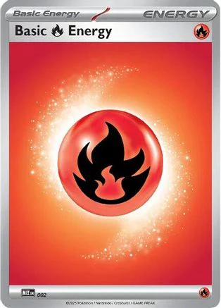 Basic Fire Energy 002  MEE Mega Evolution Energies - Common