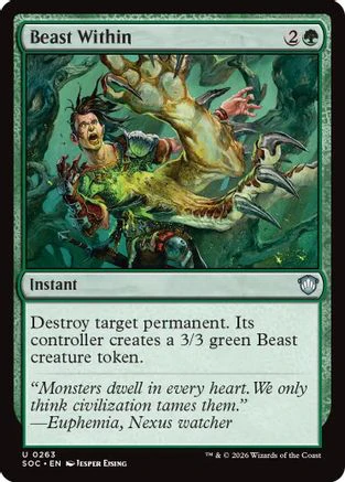 Beast Within (SOC-263) - Commander: Secrets of Strixhaven