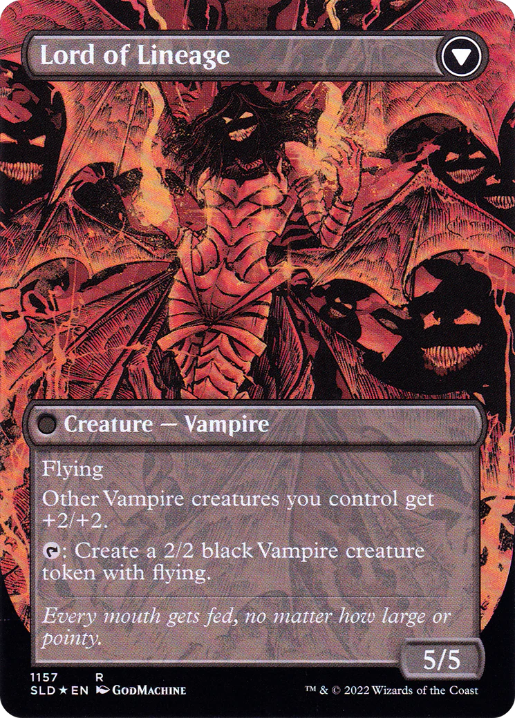 Bloodline Keeper // Lord of Lineage (SLD-1157) - Secret Lair Drop (Borderless) Foil - Image 2
