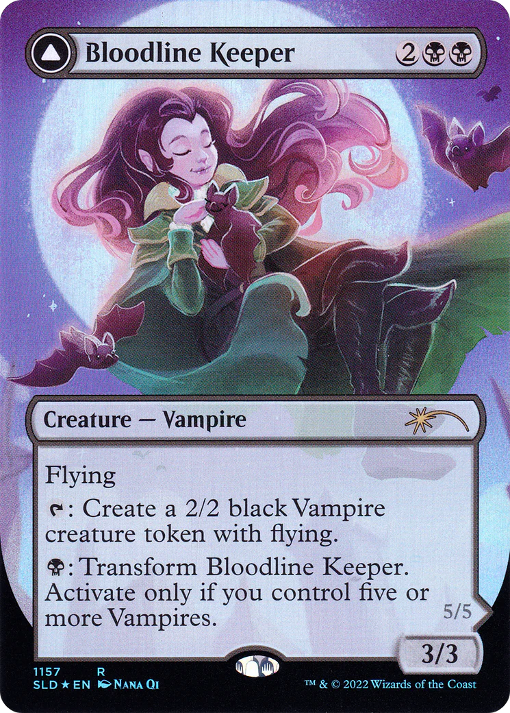 Bloodline Keeper // Lord of Lineage (SLD-1157) - Secret Lair Drop (Borderless) Foil - Image 3