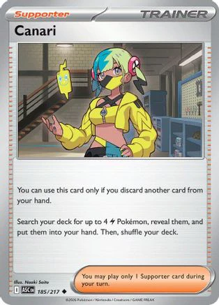 Canari 185/217  ME Ascended Heroes - Uncommon