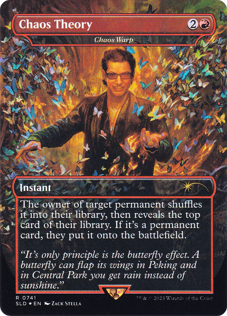 Chaos Warp (SLD-741) - Secret Lair Drop / Chaos Theory (Borderless)