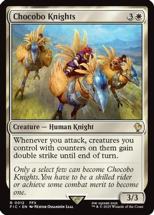 Chocobo Knights (FIC-012) - Commander: FINAL FANTASY