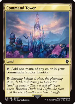 Command Tower (0382) (FIC-382) - Commander: FINAL FANTASY