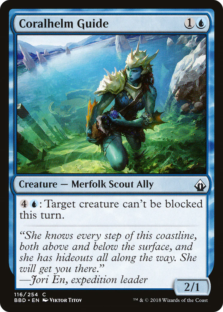 Coralhelm Guide (BBD-116) - Battlebond Foil