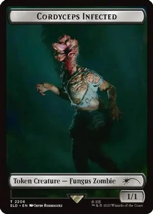 Cordyceps Infected Token (2206) (SLD-2206) - Secret Lair Drop Series