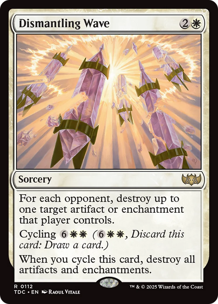 Dismantling Wave (TDC-112) - Commander: Tarkir: Dragonstorm