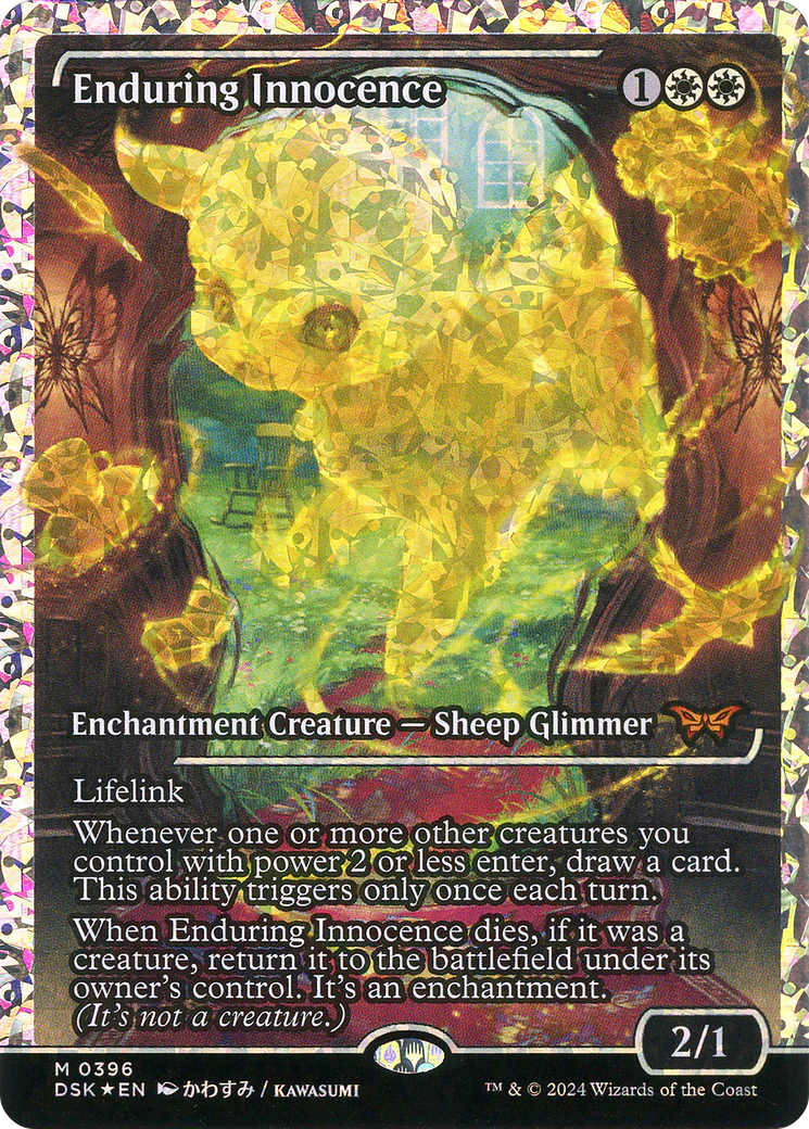 Enduring Innocence (DSK-396) - Duskmourn: House of Horror: (Showcase) Foil