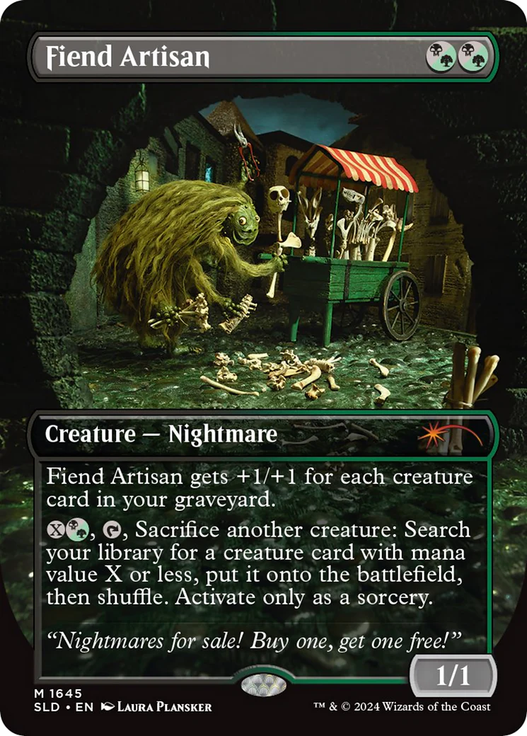 Fiend Artisan (SLD-1645) - Secret Lair Drop (Borderless)