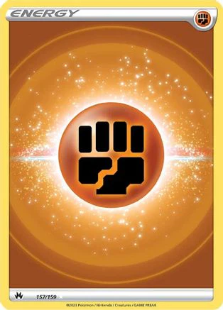 Fighting Energy (Texture Full Art) 157/159  - Holofoil Crown Zenith - Ultra Rare