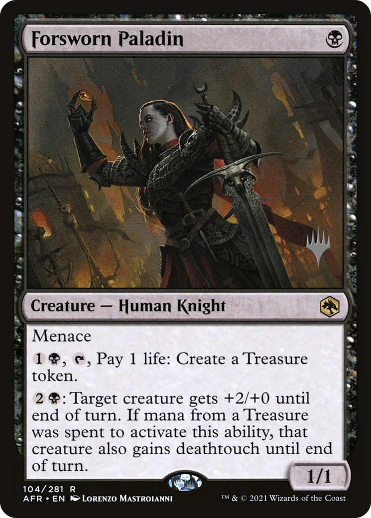Forsworn Paladin (PPAFR-104) - Adventures in the Forgotten Realms Promos Foil