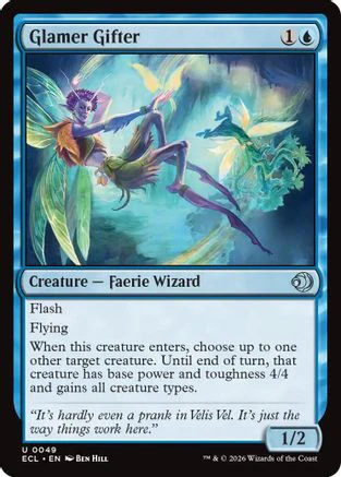 Glamer Gifter (ECL-049) - Lorwyn Eclipsed Foil