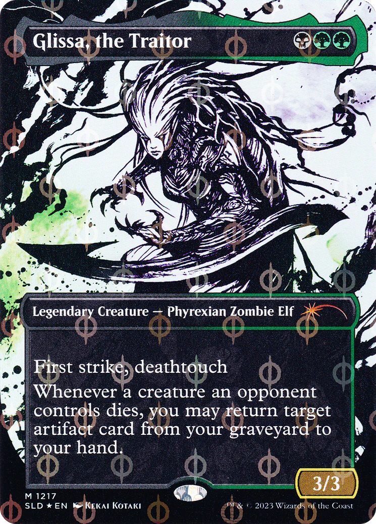 Glissa, the Traitor (SLD-1217) - Secret Lair Drop (Borderless) Foil