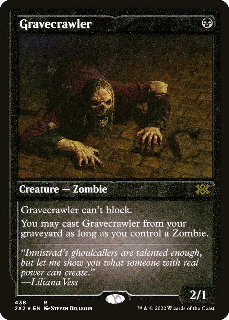 Gravecrawler (Foil Etched) (2X2-438) - Double Masters 2022 Foil