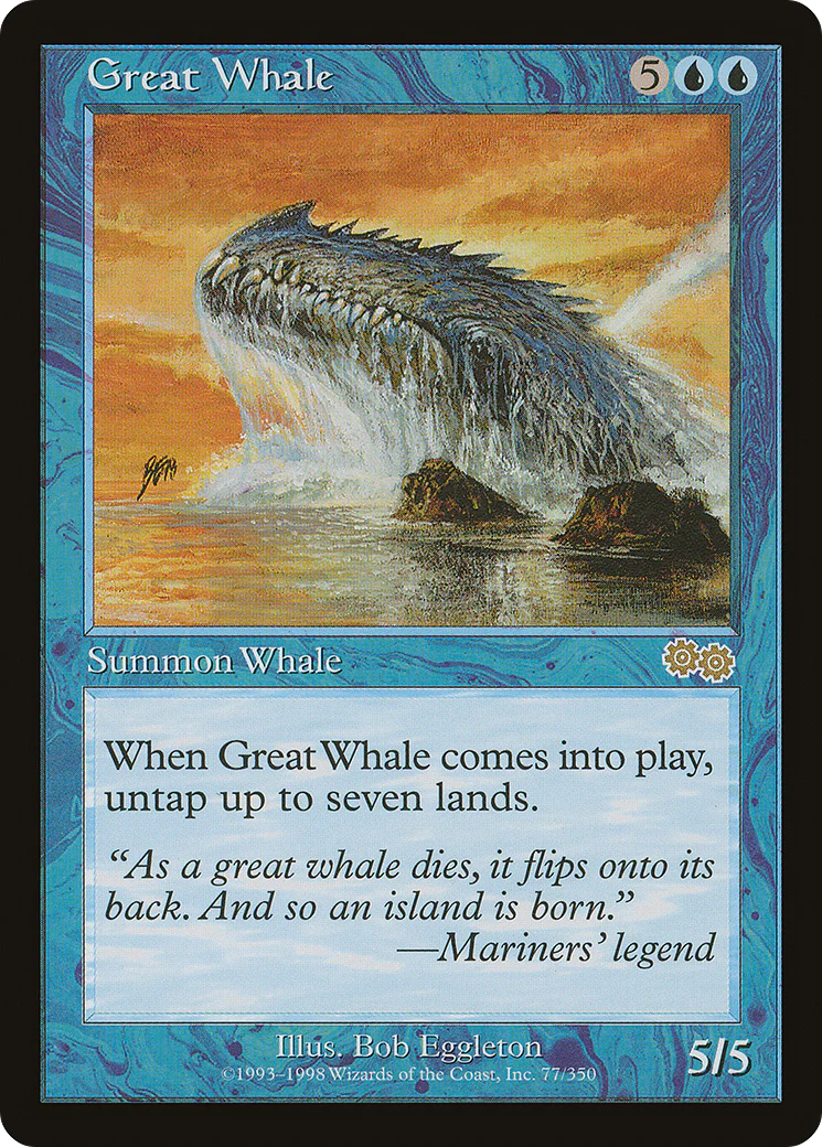 Great Whale (USG-077) - Urza's Saga