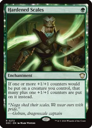 Hardened Scales (SOC-272) - Commander: Secrets of Strixhaven