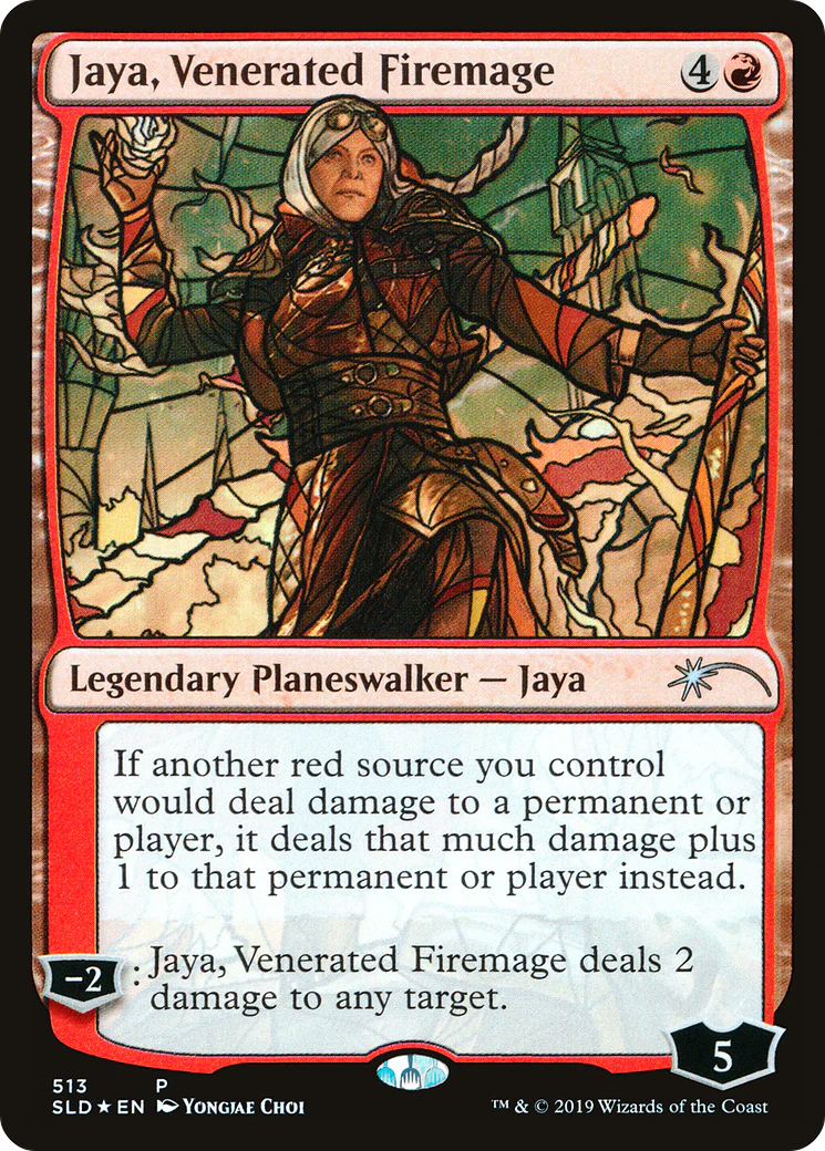 Jaya, Venerated Firemage (SLD-513) - Secret Lair Drop Foil