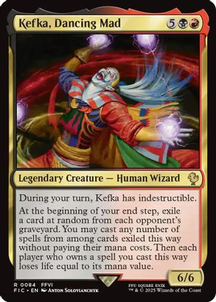 Kefka, Dancing Mad (FIC-084) - Commander: FINAL FANTASY