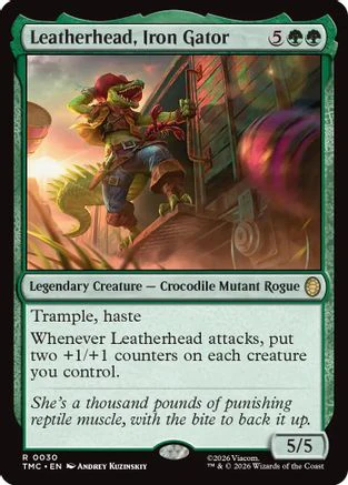 Leatherhead, Iron Gator (TMT-030) - Teenage Mutant Ninja Turtles Foil