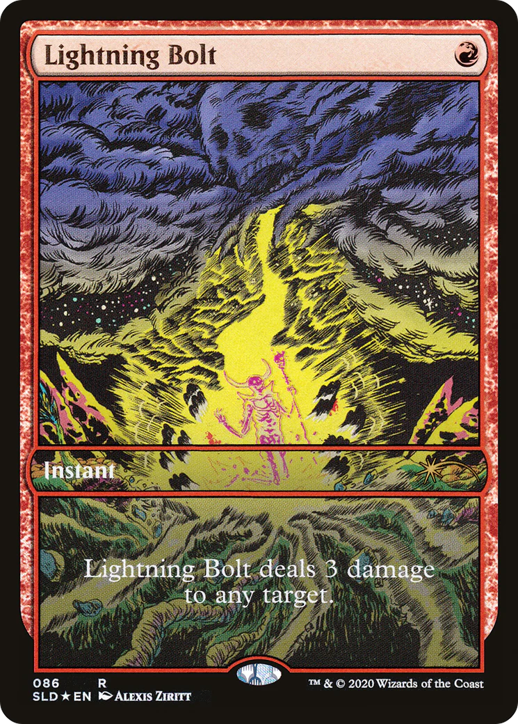 Lightning Bolt (SLD-086) - Secret Lair Drop Foil