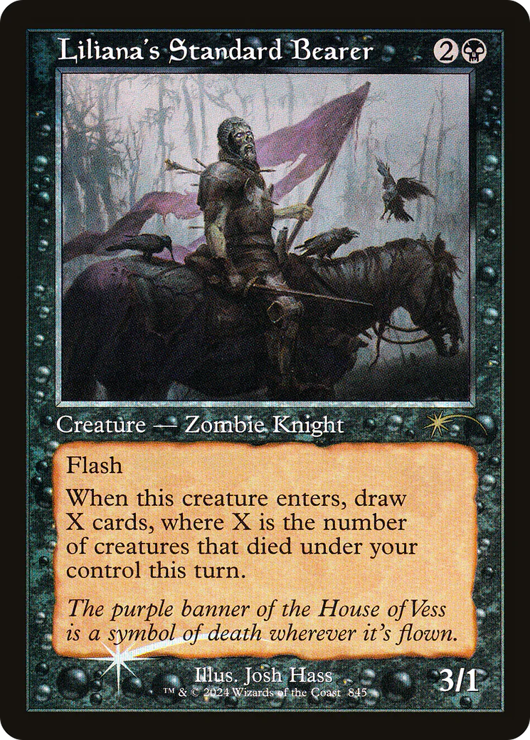 Liliana's Standard Bearer (SLD-845) - Secret Lair Drop Foil