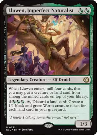 Lluwen, Imperfect Naturalist (ECL-232) - Lorwyn Eclipsed