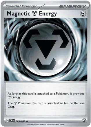 Magnetic Metal Energy 085  - Holofoil ME04 Chaos Rising - Rare