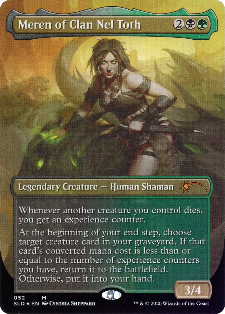 Meren of Clan Nel Toth (SLD-052) - Secret Lair Drop (Borderless) Foil