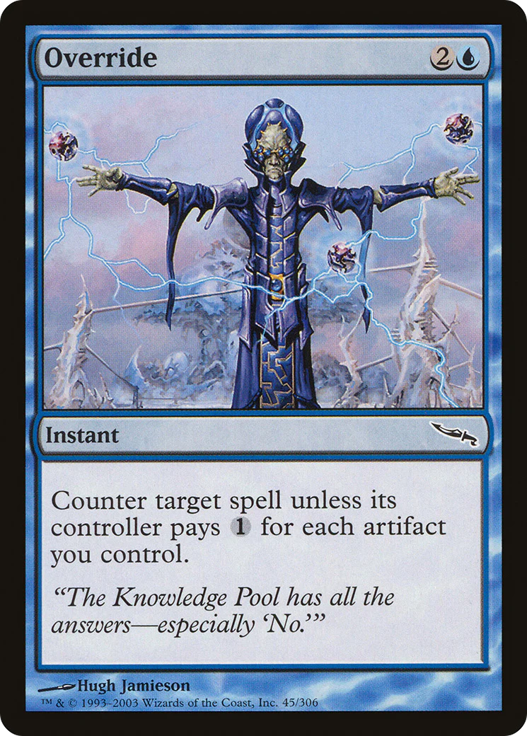 Override (MRD-045) - Mirrodin Foil