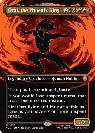 Ozai, the Phoenix King (0335) (Borderless) (TLA-335) - Avatar: The Last Airbender