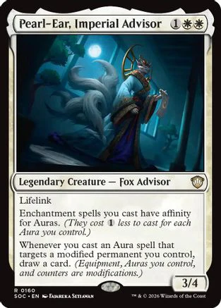 Pearl-Ear, Imperial Advisor (SOC-160) - Commander: Secrets of Strixhaven