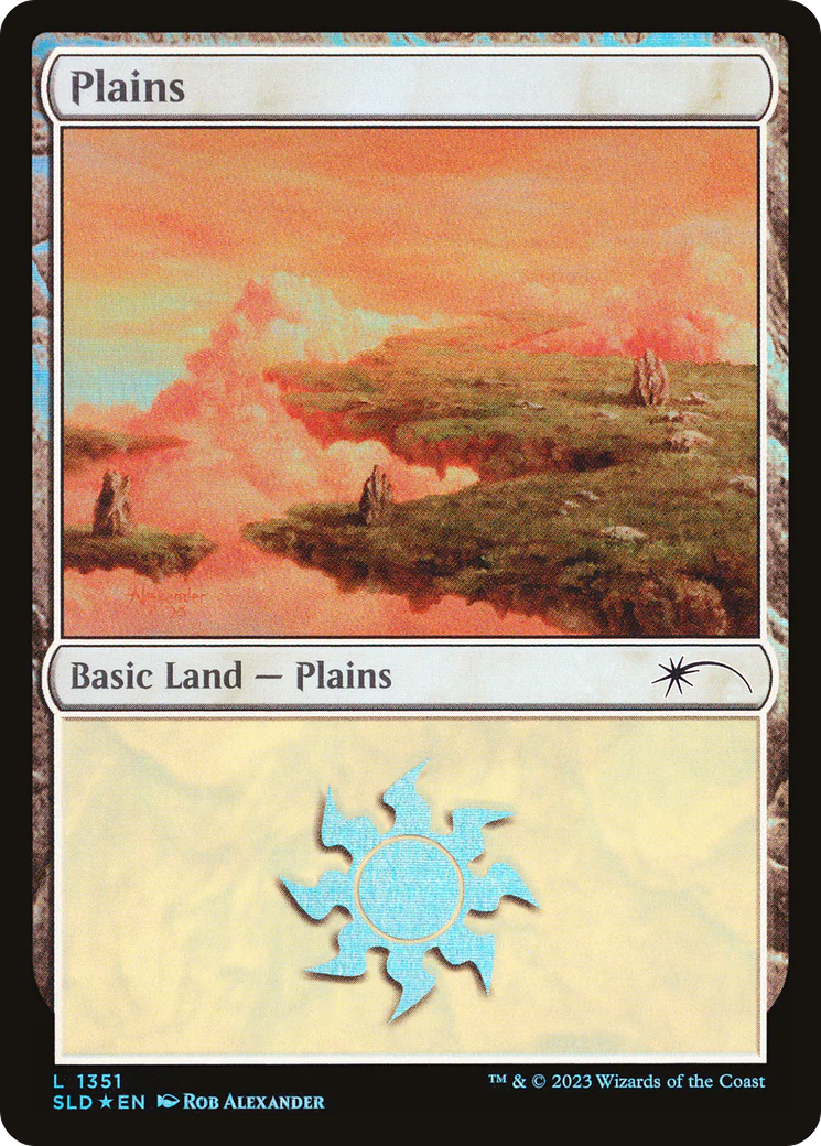 Plains (SLD-1351) - Secret Lair Drop Foil