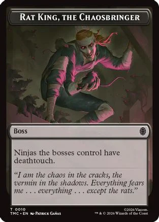 Rat King, The Chaosbringer (TMC-010) - Commander: Teenage Mutant Ninja Turtles