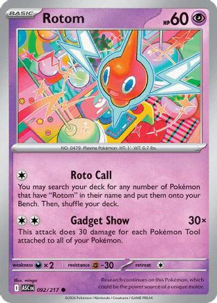 Rotom 092  ME Ascended Heroes - Common