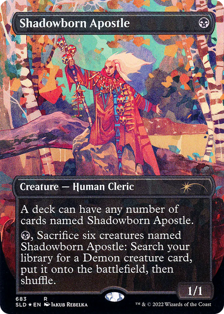 Shadowborn Apostle (SLD-683) - Secret Lair Drop (Borderless) Foil