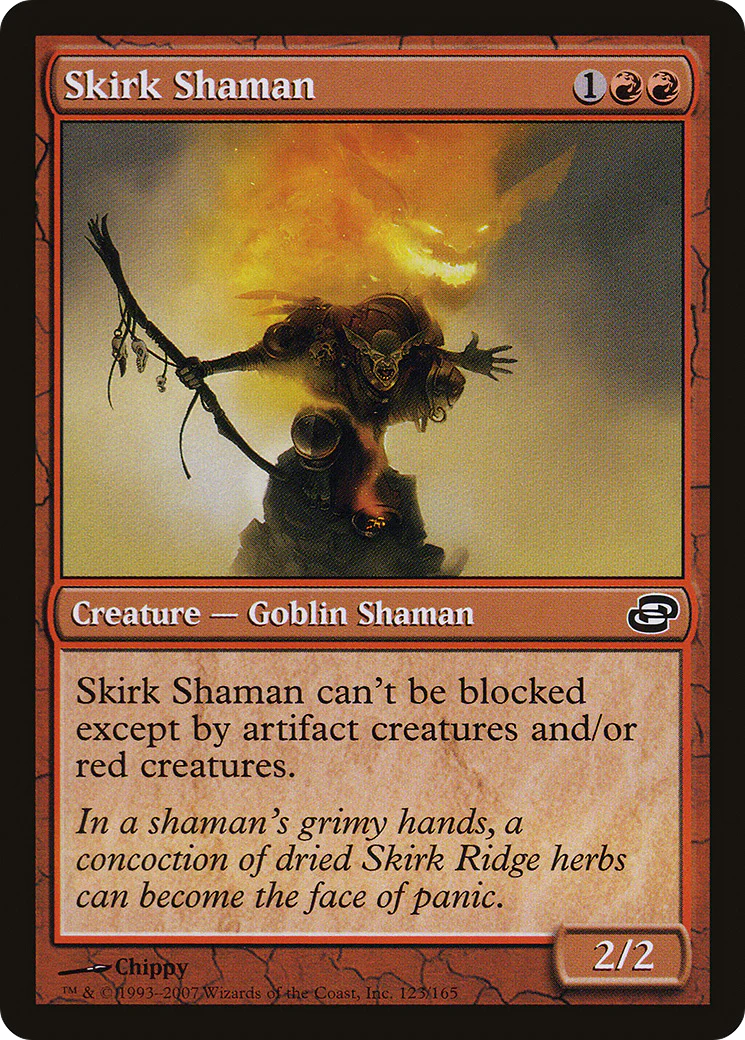 Skirk Shaman (PLC-123) - Planar Chaos: (colorshifted) Foil
