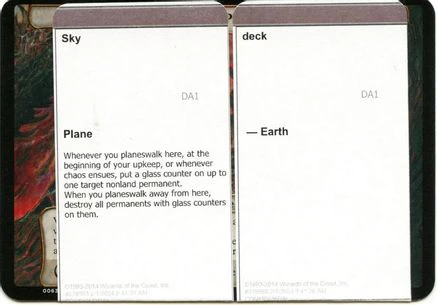 Sky Deck (Black Lotus Unknown Planechase) (OVER-) - Oversize Cards