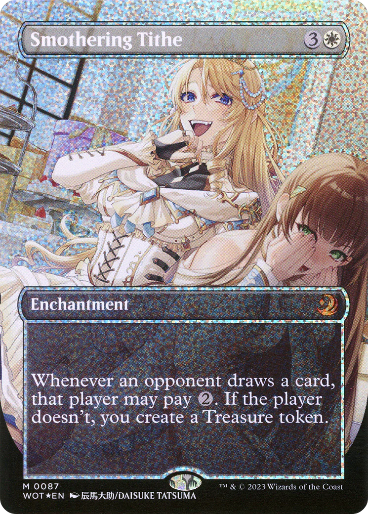 Smothering Tithe (WOT-087) - Wilds of Eldraine: Enchanting Tales (Borderless) Foil