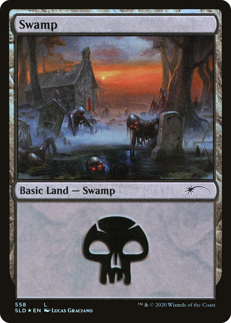 Swamp (SLD-558) - Secret Lair Drop Foil