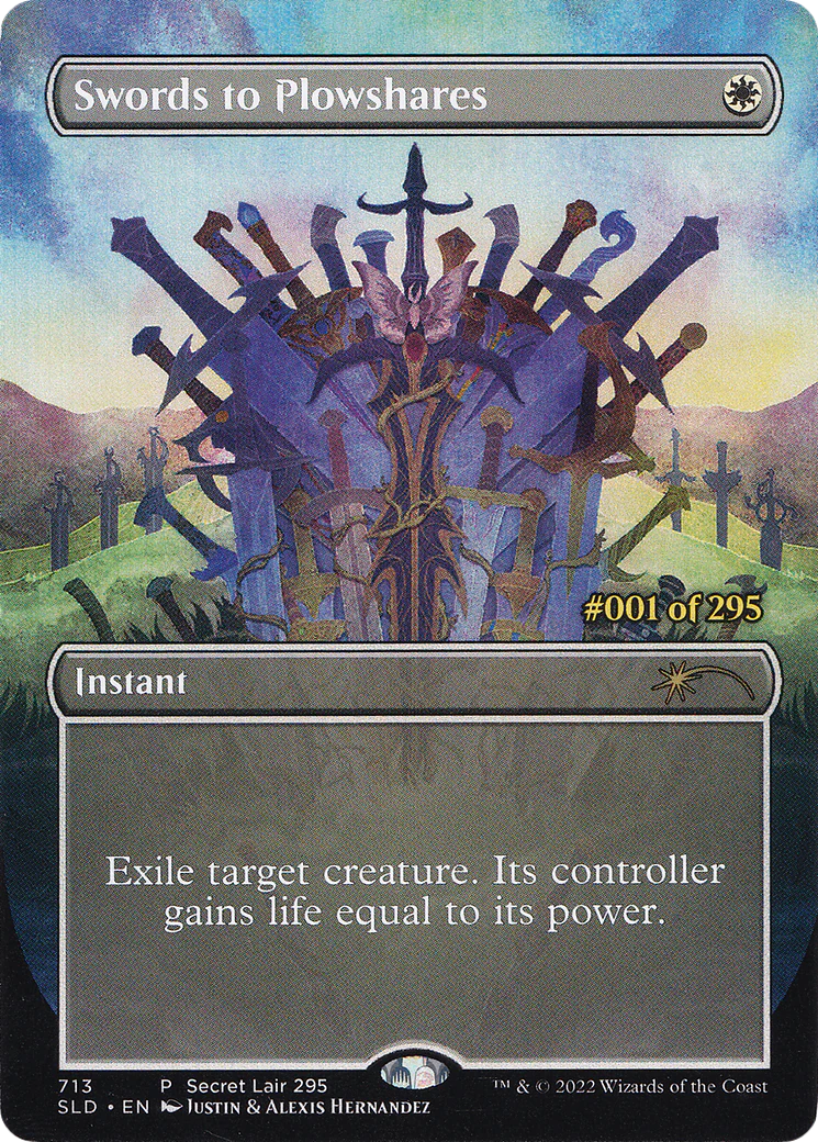 Swords to Plowshares (SLD-713) - Secret Lair Drop (Borderless)