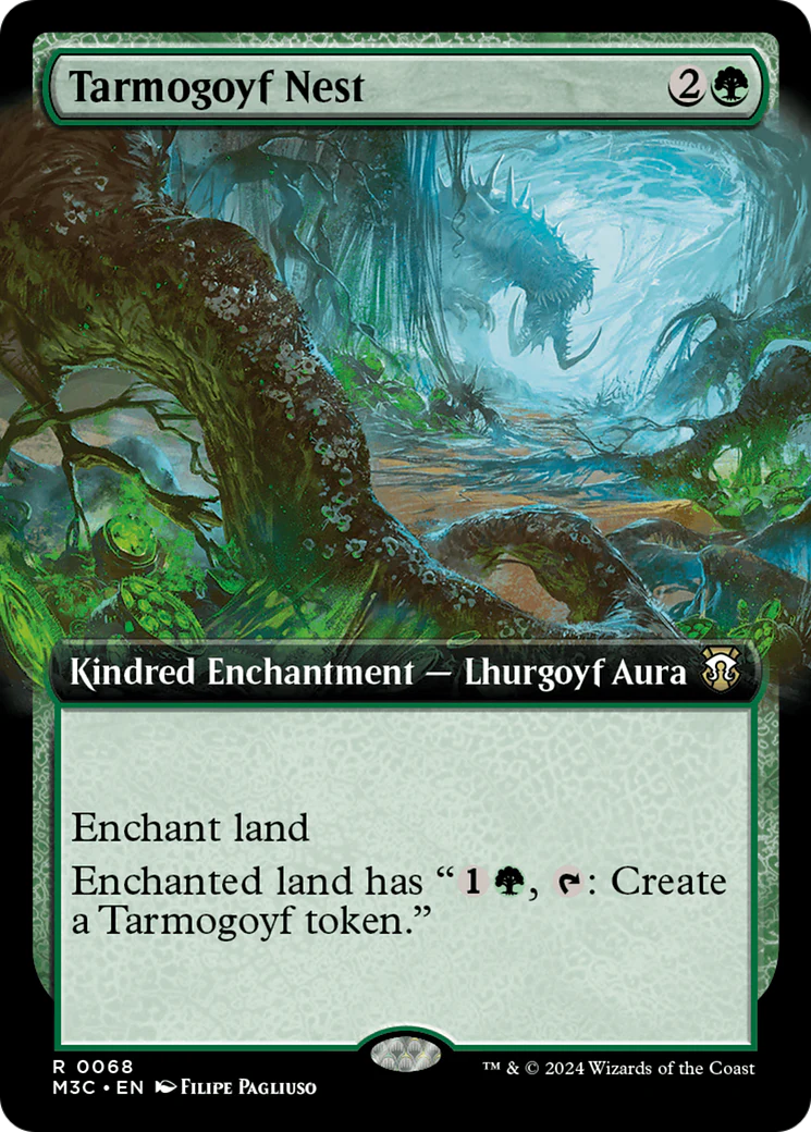 Tarmogoyf Nest (M3C-068) - Modern Horizons 3 Commander: (Extended Art) Foil