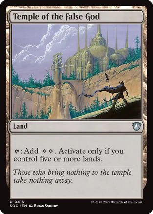 Temple of the False God (SOC-416) - Commander: Secrets of Strixhaven