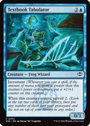 Textbook Tabulator (SOS-070) - Secrets of Strixhaven Foil