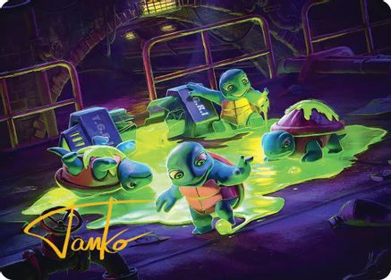 The Ooze Art Card (ASTMT-018) - Art Series: Teenage Mutant Ninja Turtles - Image 2