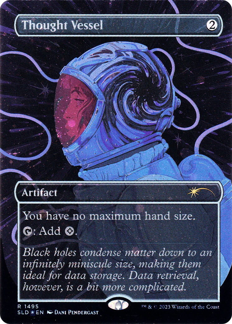 Thought Vessel (SLD-1495) - Secret Lair Drop (Borderless) Foil