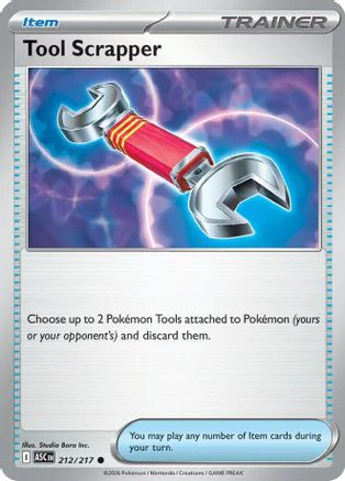 Tool Scrapper 212  - Reverse Holofoil ME Ascended Heroes - Common