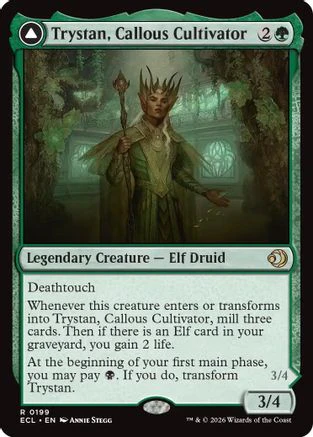Trystan, Callous Cultivator (ECL-199) - Lorwyn Eclipsed Foil